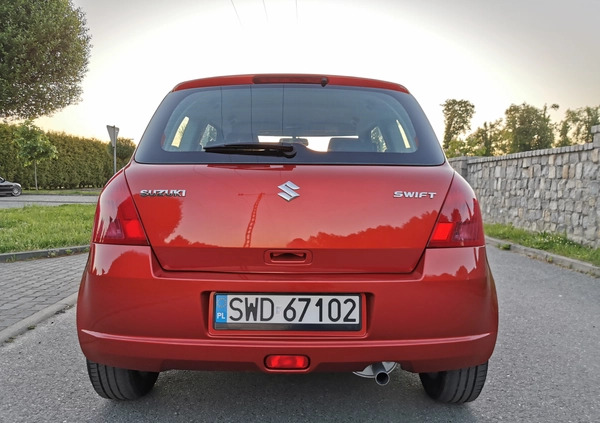 Suzuki Swift cena 14900 przebieg: 172000, rok produkcji 2008 z Rydułtowy małe 781